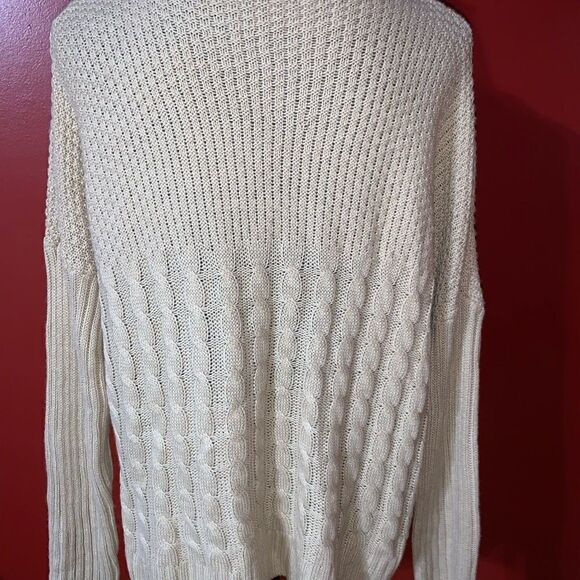 Xhilaration Junior’s Wrap Front Sweater - Picture 4 of 5